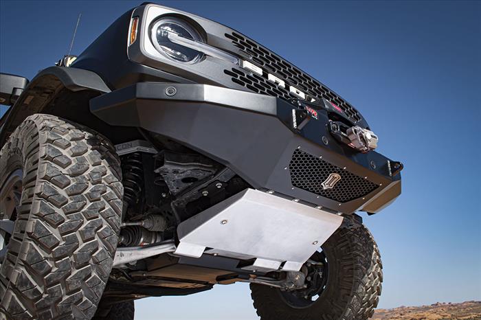 Ford Bronco Icon Vehicle Dynamics Front Skid Plate - Heavy Duty Off-Road Protection for Rock Crawling & Trail Adventures