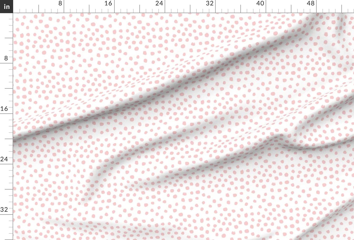 Pink Dots Cute Nursery Girl Printed Minky Fabric by The Yard - Soft Baby Blanket Material for Sewing, Quilt Backing, Plush Toys & DIY Projects - Perfect for Nursery Decor, Baby Gifts & Crafting