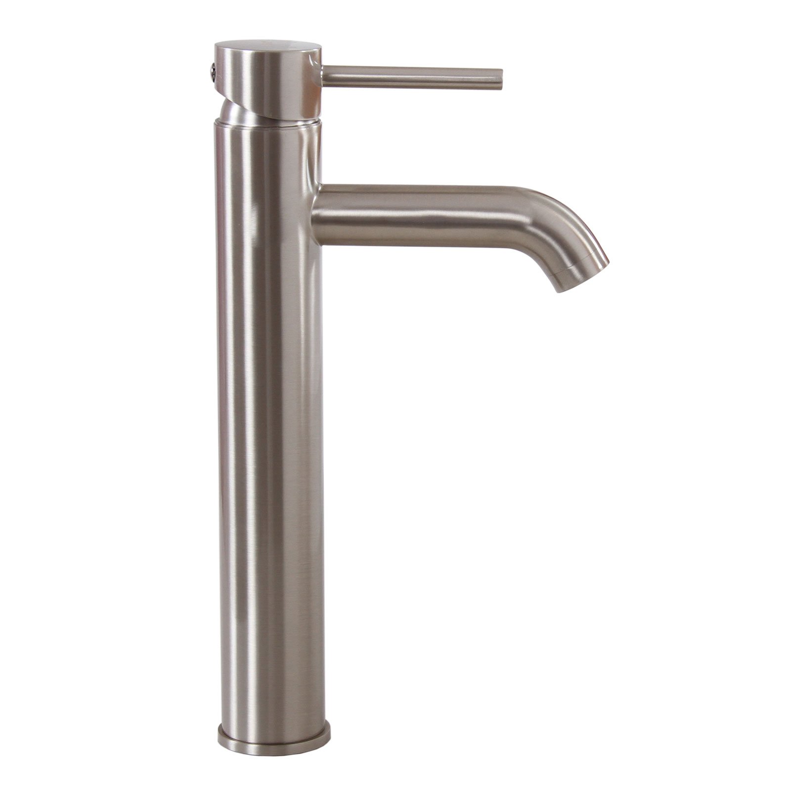 Brushed Nickel Single Handle Bathroom Faucet - Modern Water-Saving Design for Bathroom Sink & Vanity