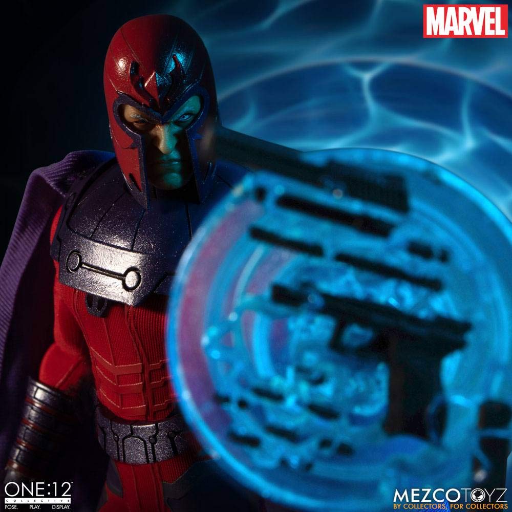 Mezco Toyz One:12 Collective Magneto Action Figure - Premium Collectible for Marvel Fans & Display