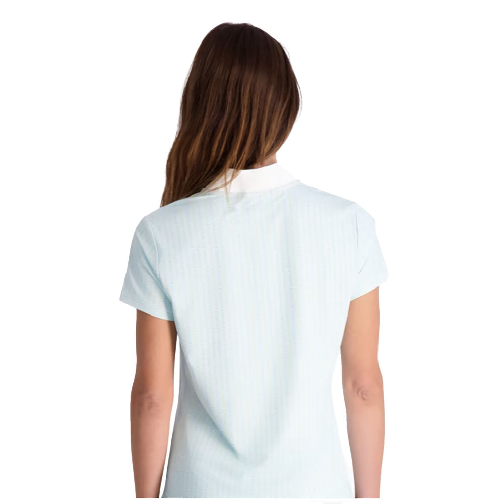Fairway & Greene Carey Women's Mock Neck Golf Polo Shirt - Breathable & Stylish for Golf, Work & Casual Wear