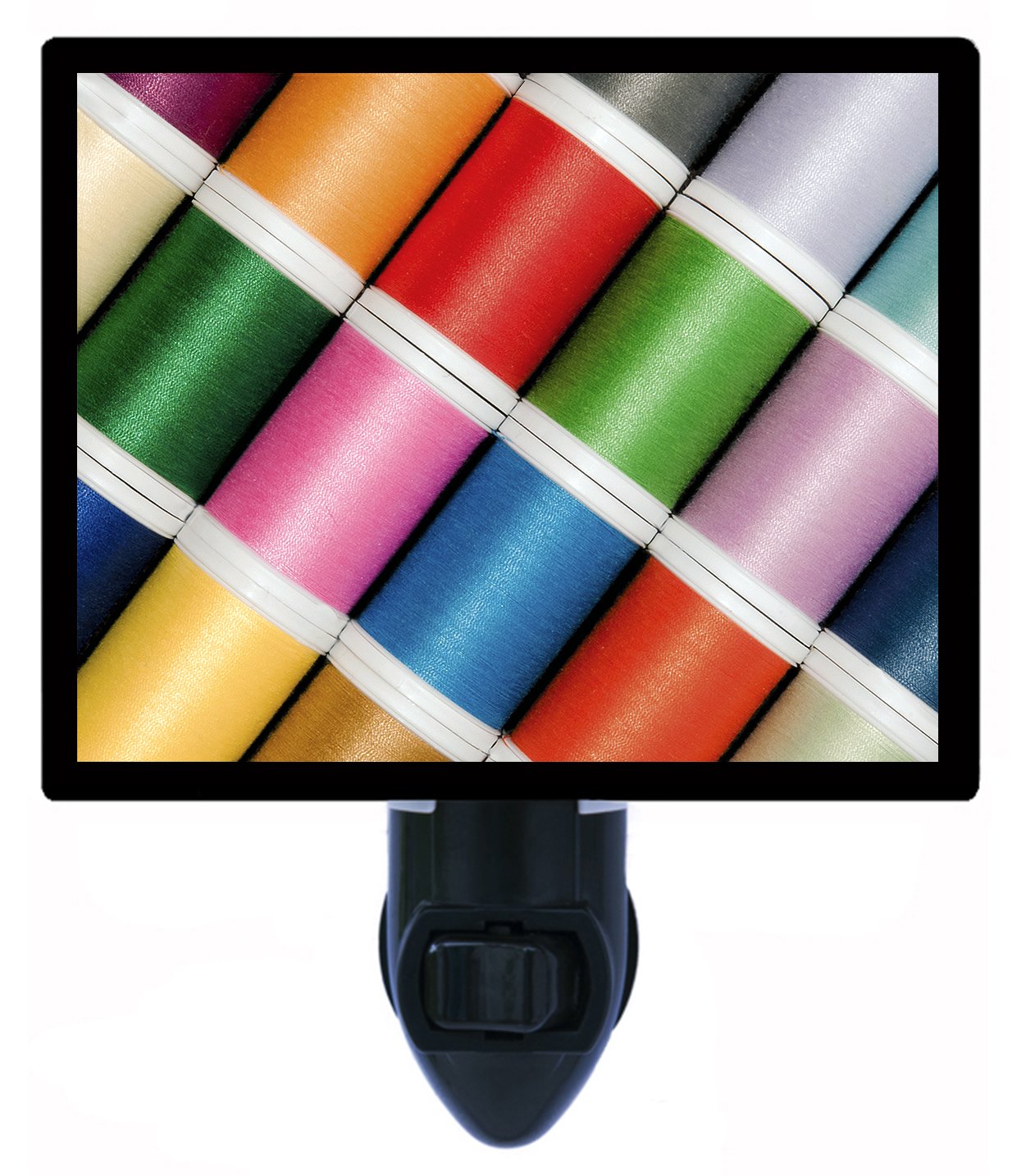 Colorful LED Night Light for Sewing & Quilting - Perfect for Craft Rooms, Bedrooms, and Nighttime Reading