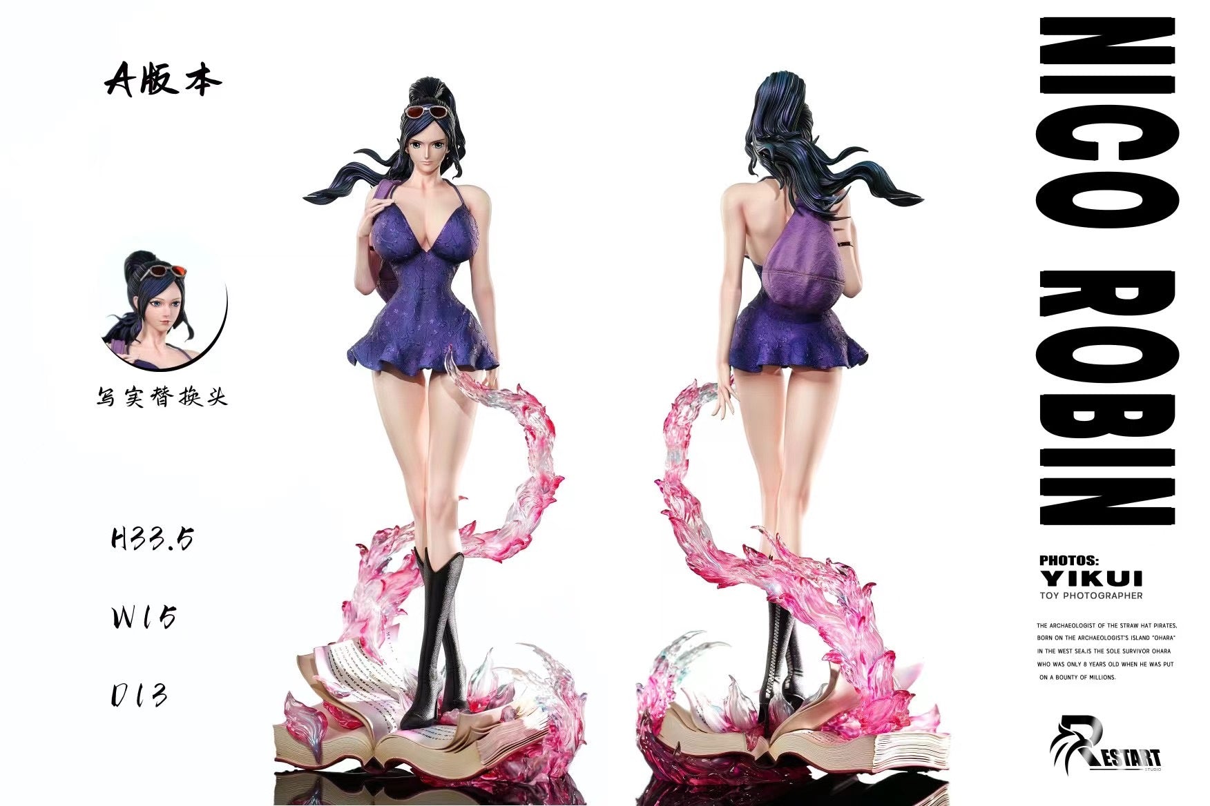 Nico Robin Cosplay Costume - One Piece Anime Outfit for Halloween & Comic Con | Restart Studio