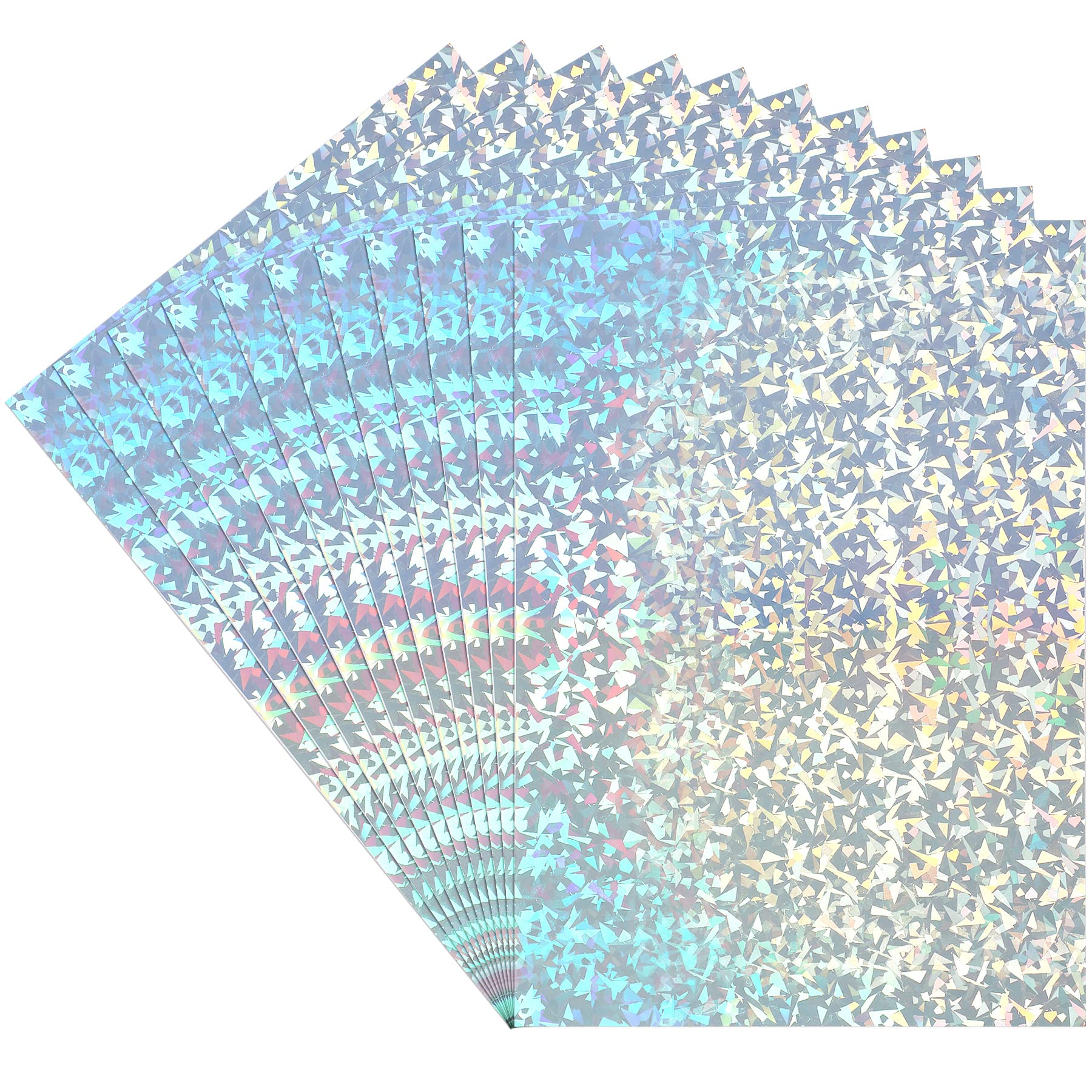 30 Sheets Holographic Sticker Paper A4 Size (8.25