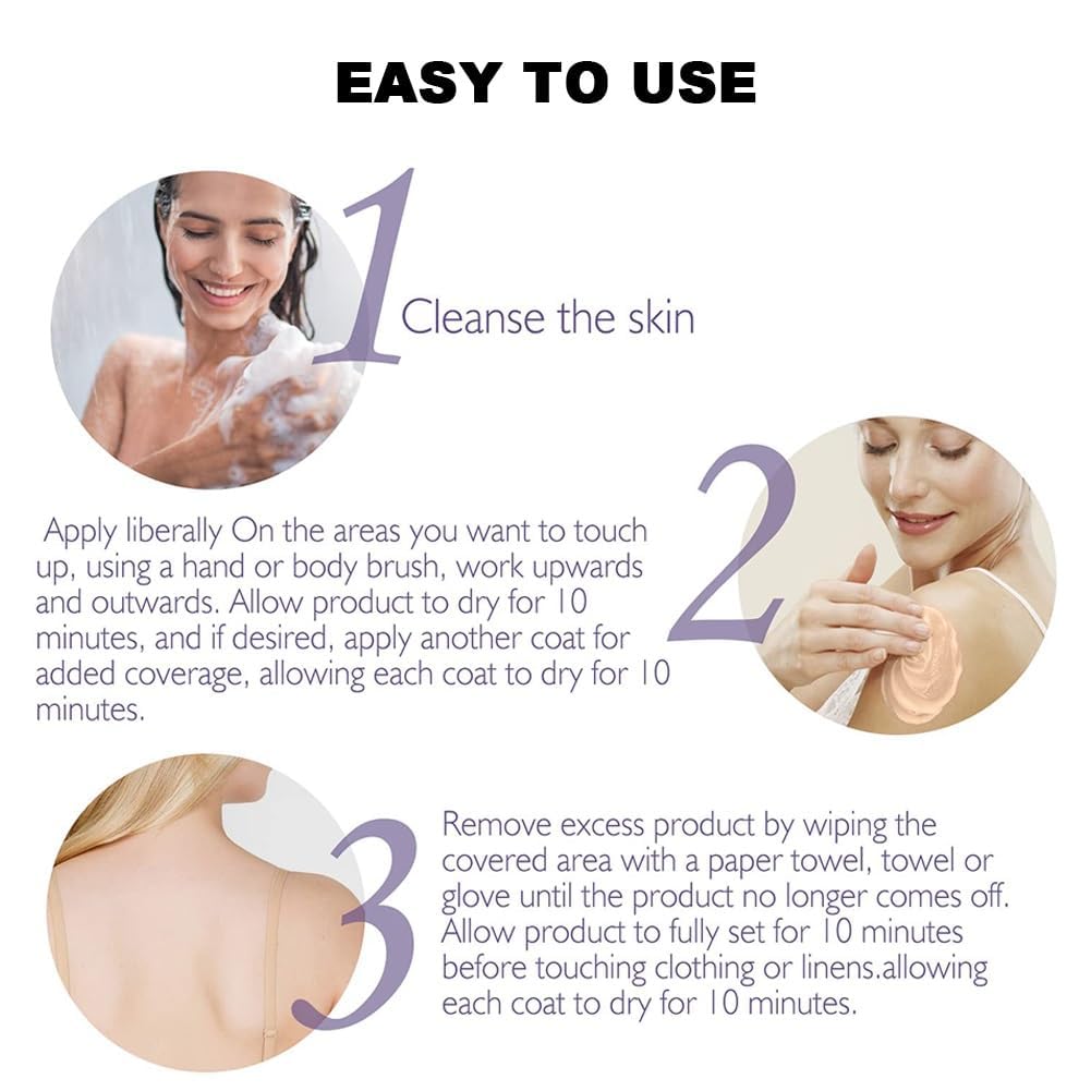 Waterproof Full Coverage Makeup Concealer & Body Concealer Lotion - Long Lasting Cover Up for Face & Body | Perfect for Tattoos, Scars, Birthmarks & Special Occasions