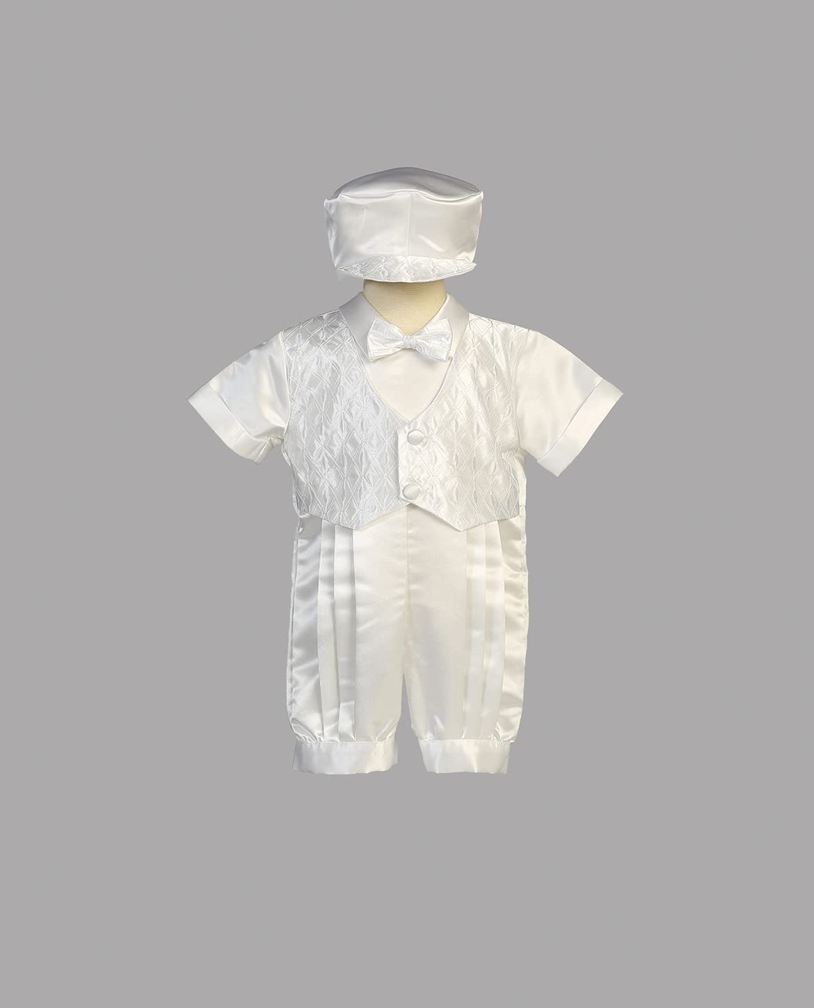 Baby Boy Baptism Outfit - Christening Romper Clothes for Infant Boys | Perfect for Church Ceremonies & Special Occasions