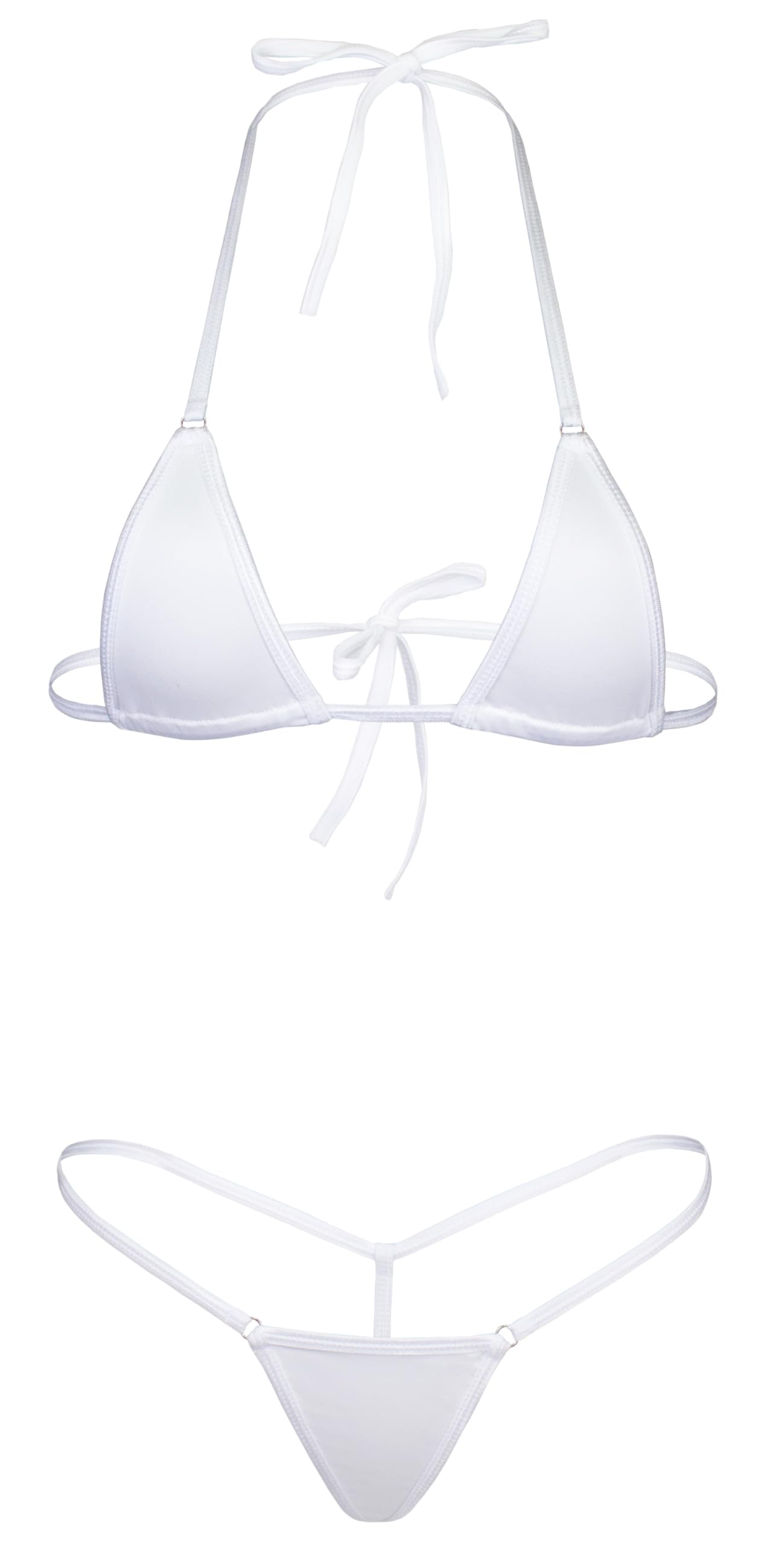 Sexy G-String Mini Bikini Set - Micro Bra Swimsuit & Thong for Women | Beach Party, Poolside, Vacation, Summer Lingerie