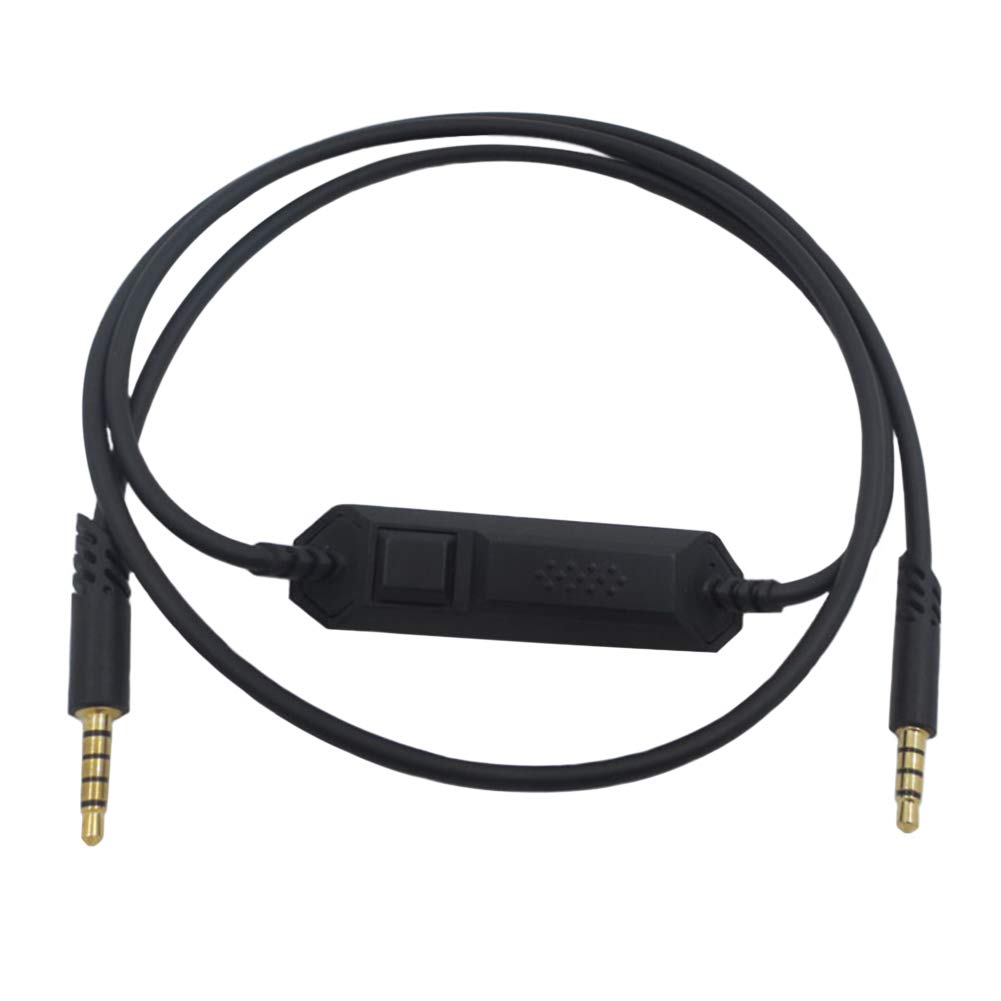 ASTRO A10 A40 A30 A50 & Logitech G233 G433 Replacement Inline Mic & Volume Control Cable - Wired Gaming Headset Accessory for PC, PS4, Xbox One - Enhanced Audio & Voice Chat for Gaming & Streaming
