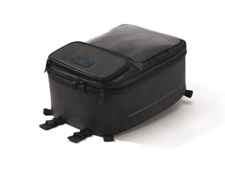 BMW Motorcycle Tank Bag - Large Black Collection for R1250RS, R1200RS WC, R1250R & R1200R WC - Waterproof Motorcycle Accessories for Touring & Commuting