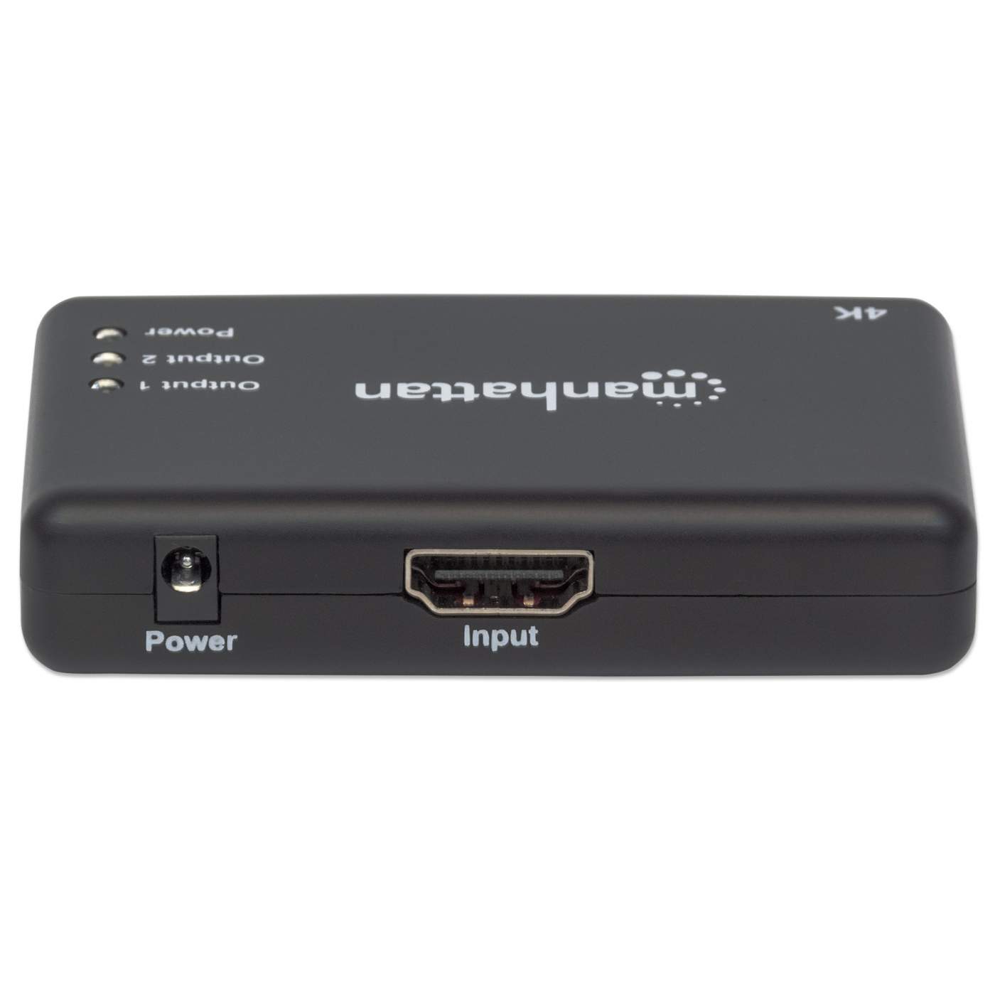 4K Ultra HD 2 Port HDMI Splitter - 1x2 HDMI Duplicator for Dual Monitor Setup | Supports 4K@60Hz, HDR, 3D | Perfect for Home Theater, Gaming & Office Displays