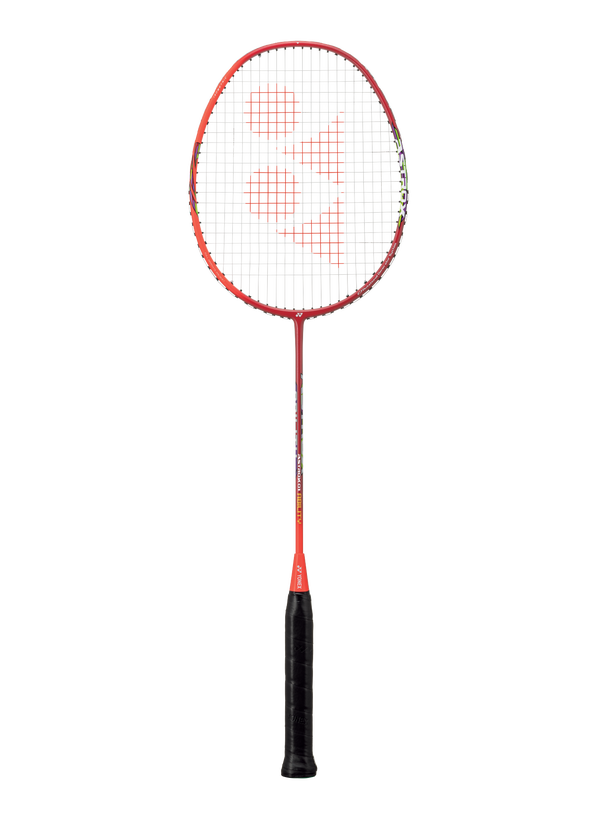 Yonex Astrox 01 Ability Red Badminton Racket Prestrung - Professional Carbon Fiber Badminton Racquet for Advanced Players - Perfect for Tournaments & Training Sessions