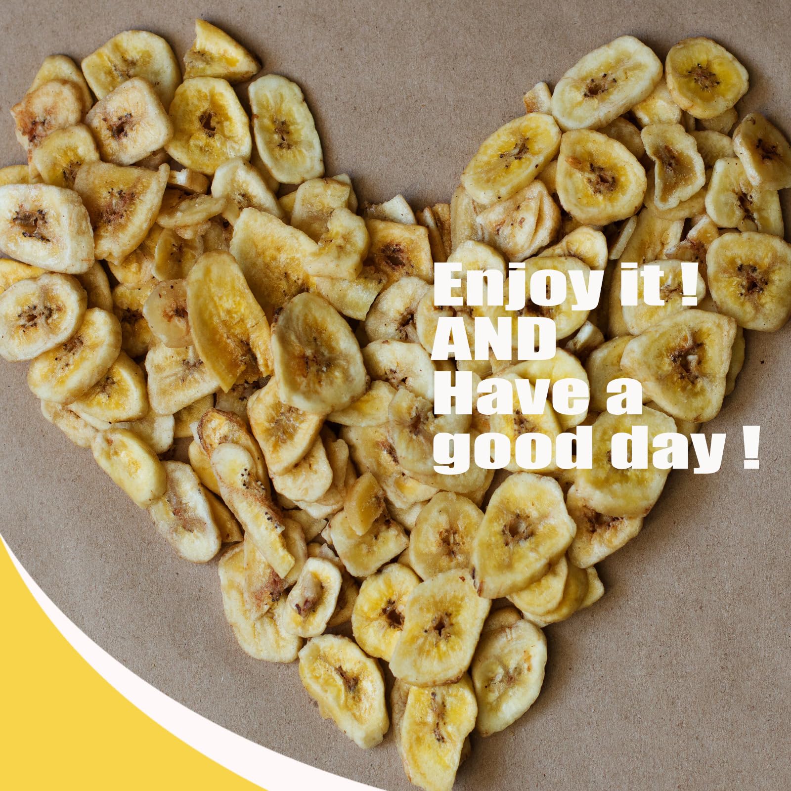 Premium Freeze Dried Banana Chips 5.29oz (150g) - All Natural, Gluten Free, Vegan Snacks - No Sugar Added, Healthy Dehydrated Fruit Alternative to Candy - Perfect for Lunchboxes, Hiking & On-the-Go Snacking