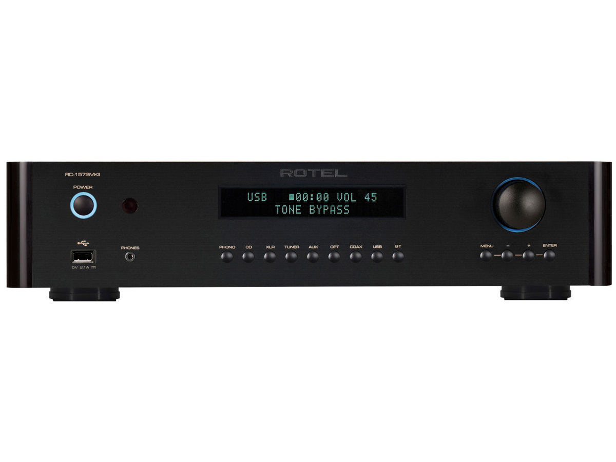 Rotel RC-1572MKII Stereo Preamplifier - High-End Audio Preamp for Home Theater & Music Systems | Perfect for Audiophiles & Hi-Fi Enthusiasts