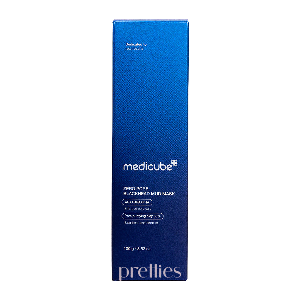 Medicube Zero Pore Blackhead Mud Mask 100g - Deep Cleansing for Acne & Blackhead Removal - Perfect for Oily & Combination Skin Care Routine