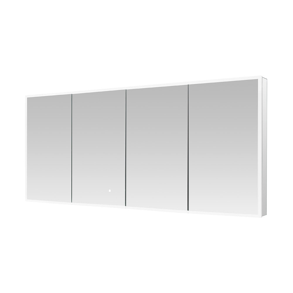 72x32 Inch LED Lighted Bathroom Medicine Cabinet with Mirror - Modern Aquadom Edge Royale Design for Vanity & Bathroom Storage | Perfect for Home, Apartment, Hotel & Spa Use
