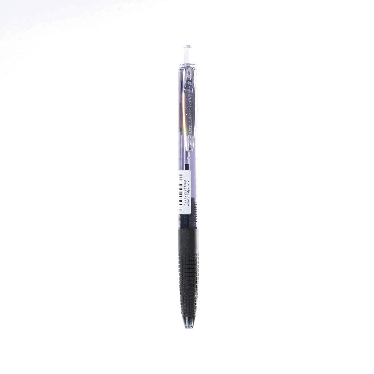 Pilot Super Grip G Ballpoint Pen - Fine Point (0.5mm) Black Ink - Smooth Writing for Office, School & Everyday Use