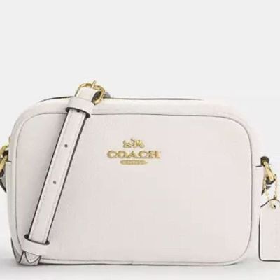 The Perfect Companion for Every Adventure: Coach Pebble Leather Mini Jamie Camera Crossbody Bag