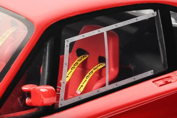 GT Spirit 1:18 Scale Ferrari F40 LM Diecast Model Car - Rosso Corsa Red Collectible for Display & Racing Enthusiasts | Perfect for Home Office Decor, Car Collections & Gift Giving