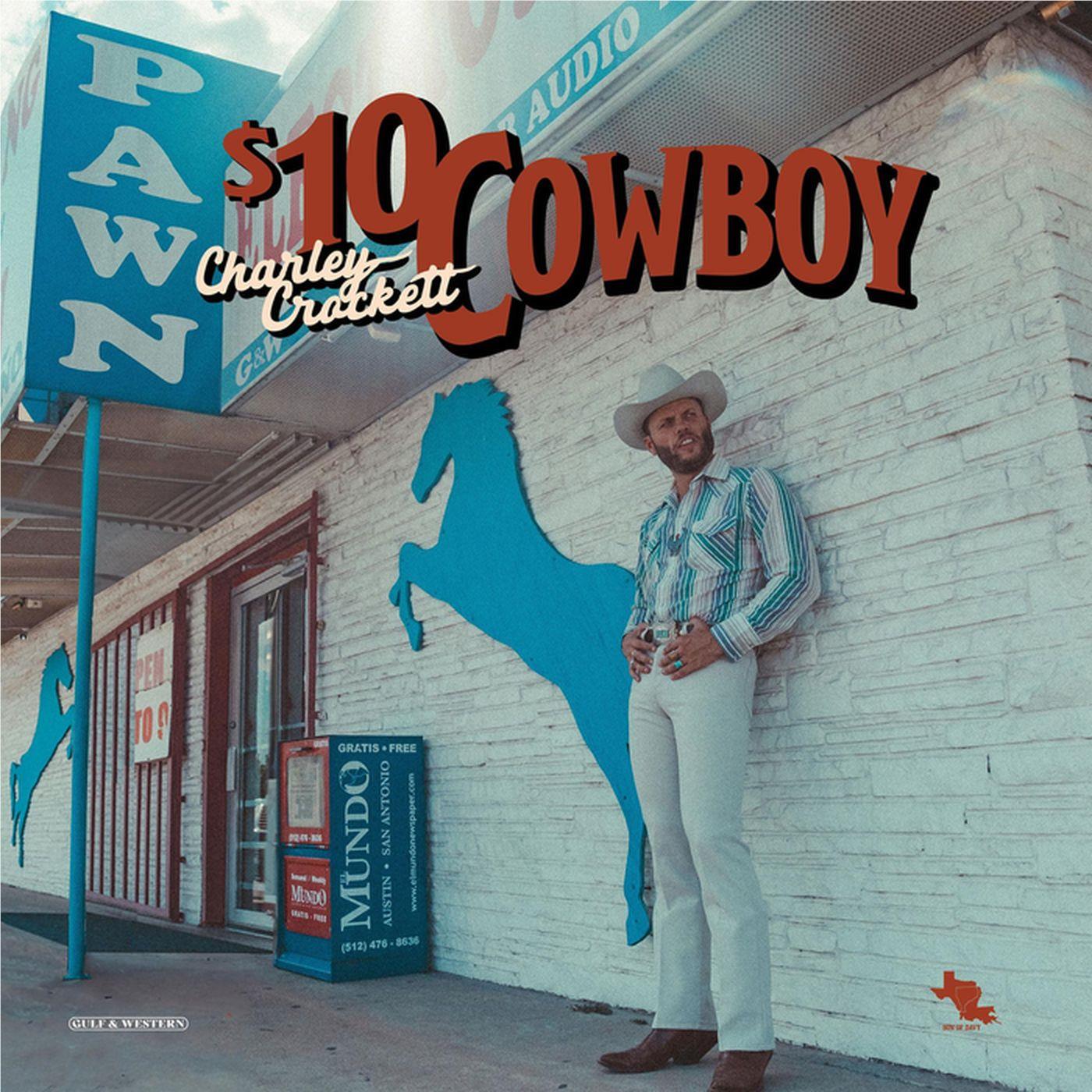 Charley Crockett 10 Cowboy CD - Authentic Country Music Album for Fans & Collectors - Perfect for Road Trips, Gifts & Country Music Enthusiasts