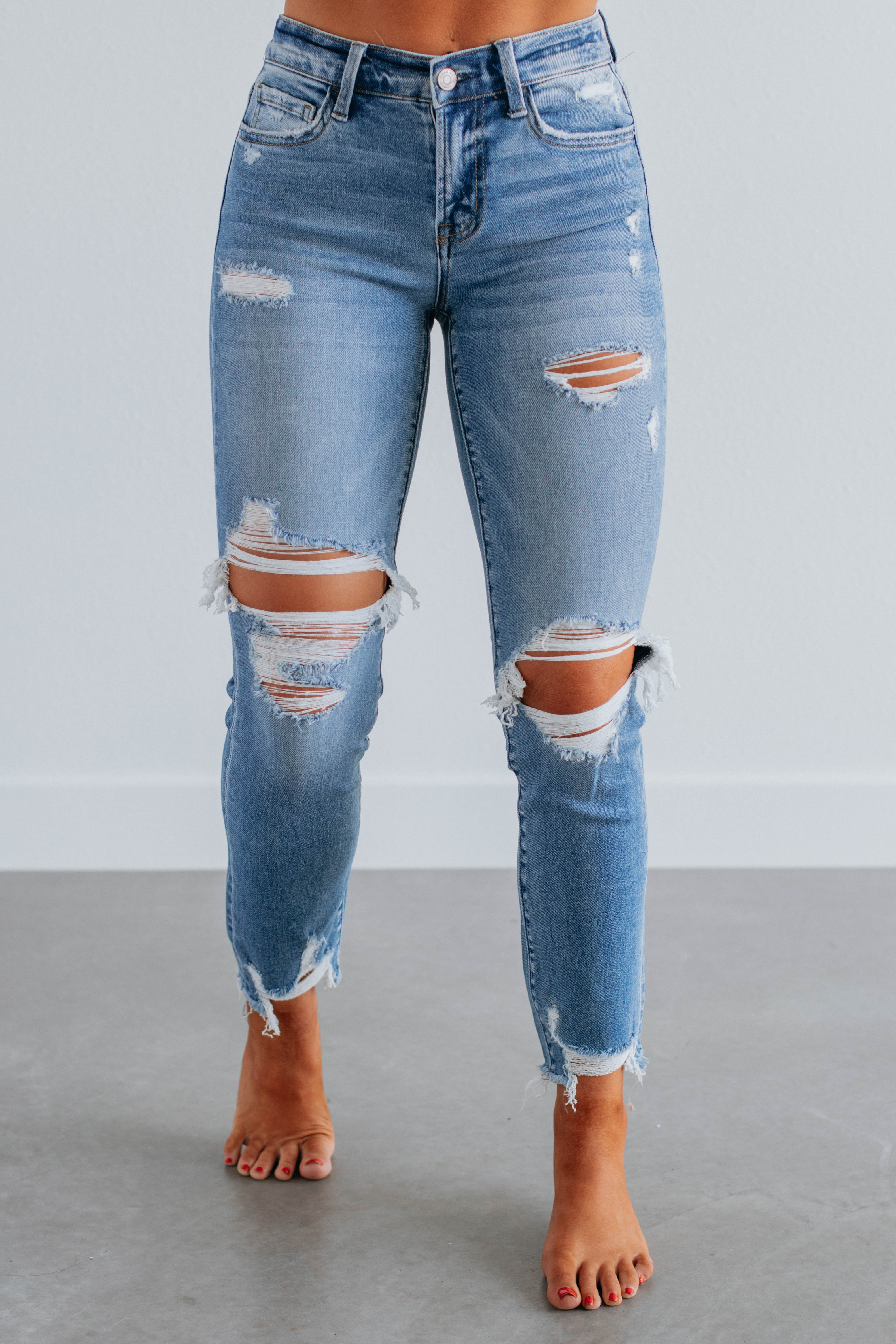 Ozzie Flying Monkey Jeans for Women - High Waist Stretch Denim Pants | Comfortable & Stylish for Casual Wear, Work, and Night Out