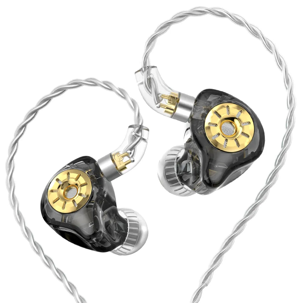 TRN ST1 PRO Hybrid Driver In-Ear Monitors - 1DD + 1BA Wired Earphones for Audiophiles, Musicians & Gamers | Perfect for Studio Recording, Live Performance & Mobile Gaming