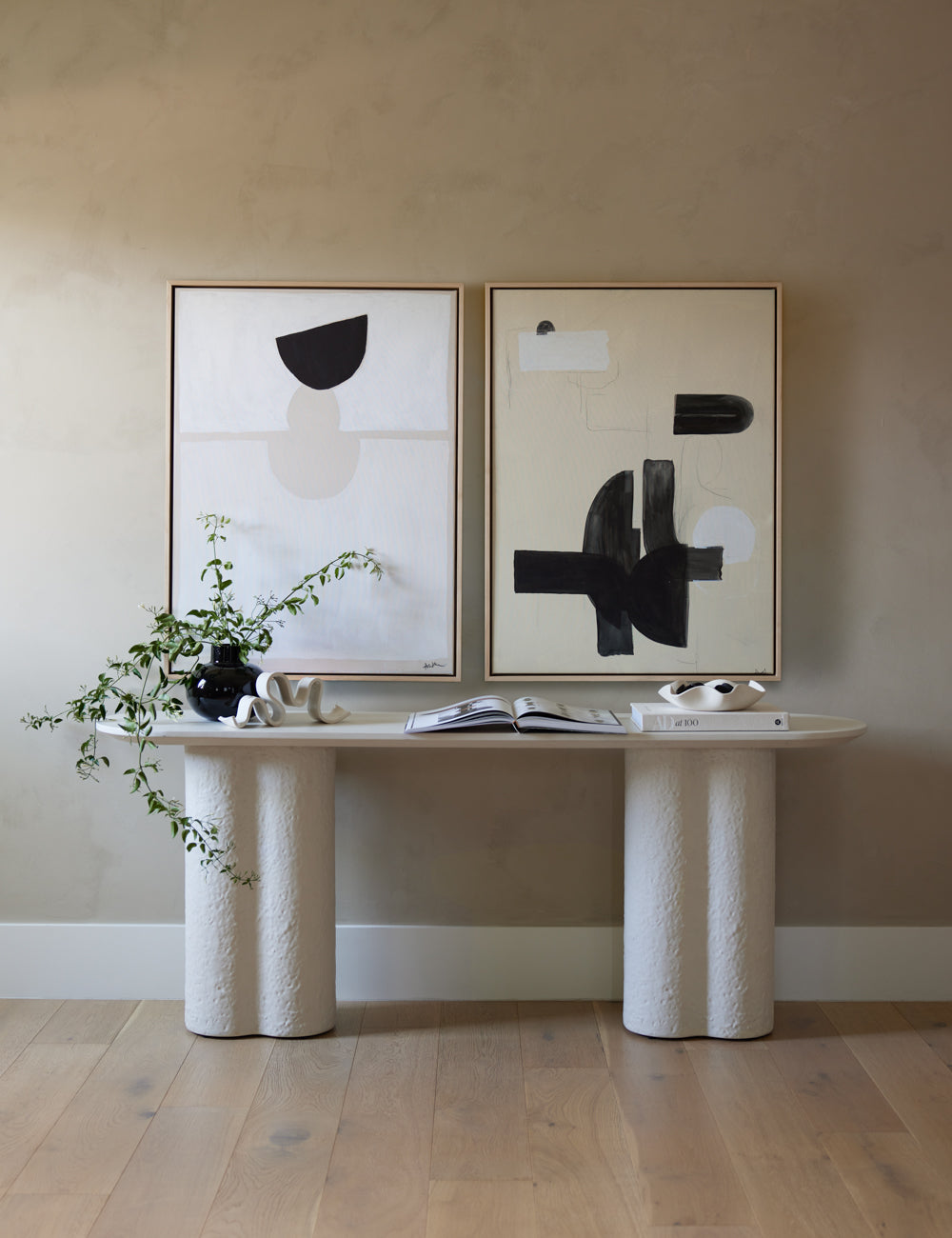 Sarah Sherman Samuel Foothold Print - Modern Abstract Wall Art for Living Room, Bedroom & Office Decor