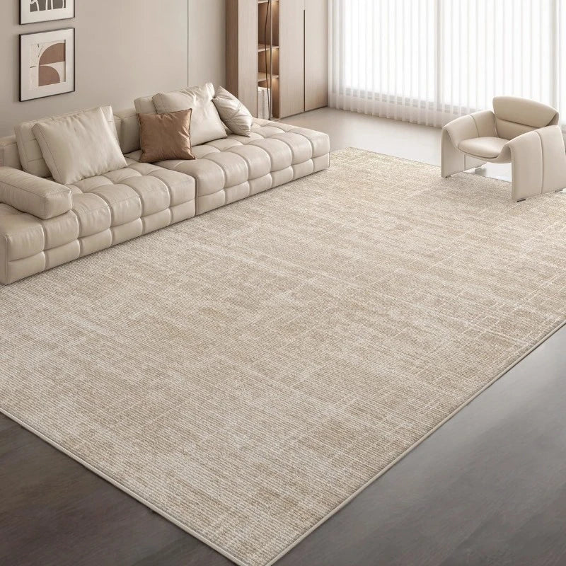 Karsyn LuxeGuard Velvet Minimalist Waterproof Area Rug - Soft Non-Slip Floor Mat for Living Room, Bedroom & Office - Easy to Clean Indoor Decor Rug