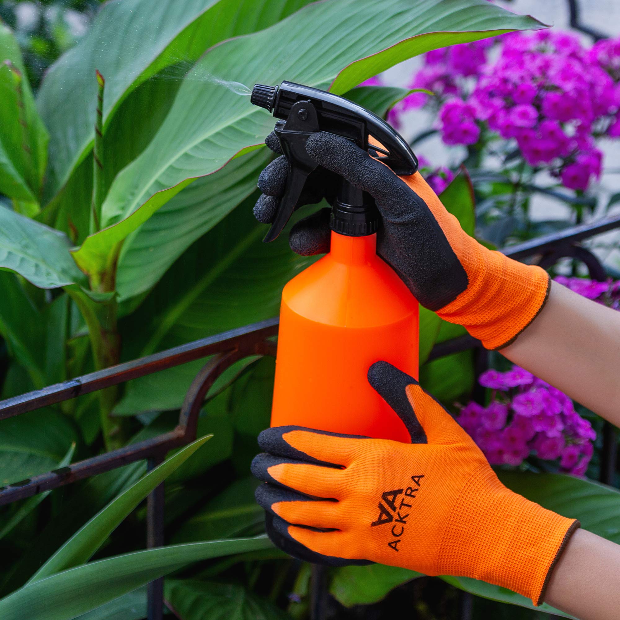 Crinkle Rubber Coated Work Gloves - Heavy Duty Safety Gloves for Construction, Gardening & DIY - Non-Slip Grip, Durable Protection - Bulk Pack WG008 RB (12 Pairs) - Ideal for Landscaping, Warehouse Work & Automotive Repair