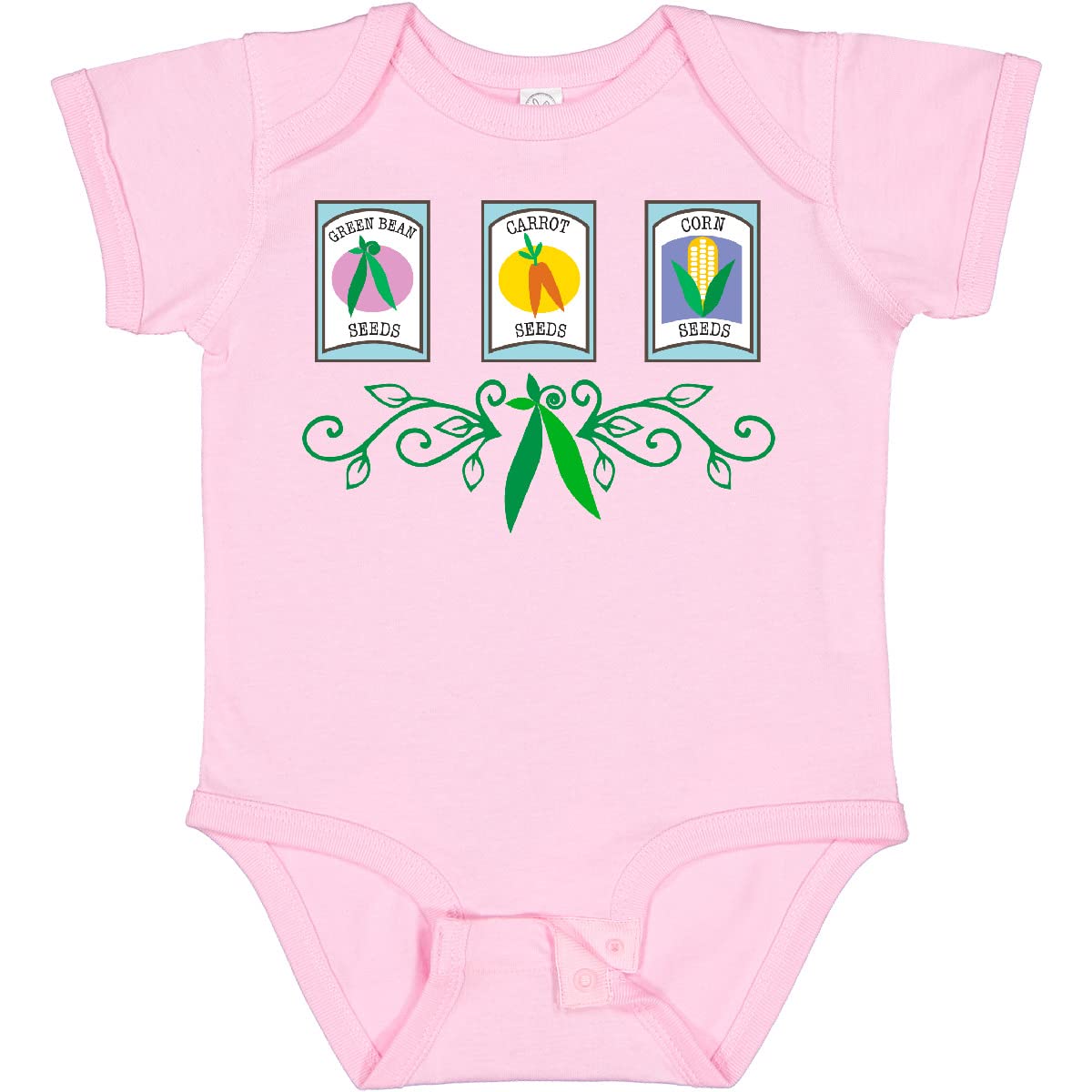 Inktastic Gardener Vegetable Gardening Baby Bodysuit - Cute Organic Cotton Onesie for Infants & Toddlers - Perfect Gift for Garden Lovers & Plant Enthusiasts - Ideal for Outdoor Activities, Family Photos & Nursery Decor