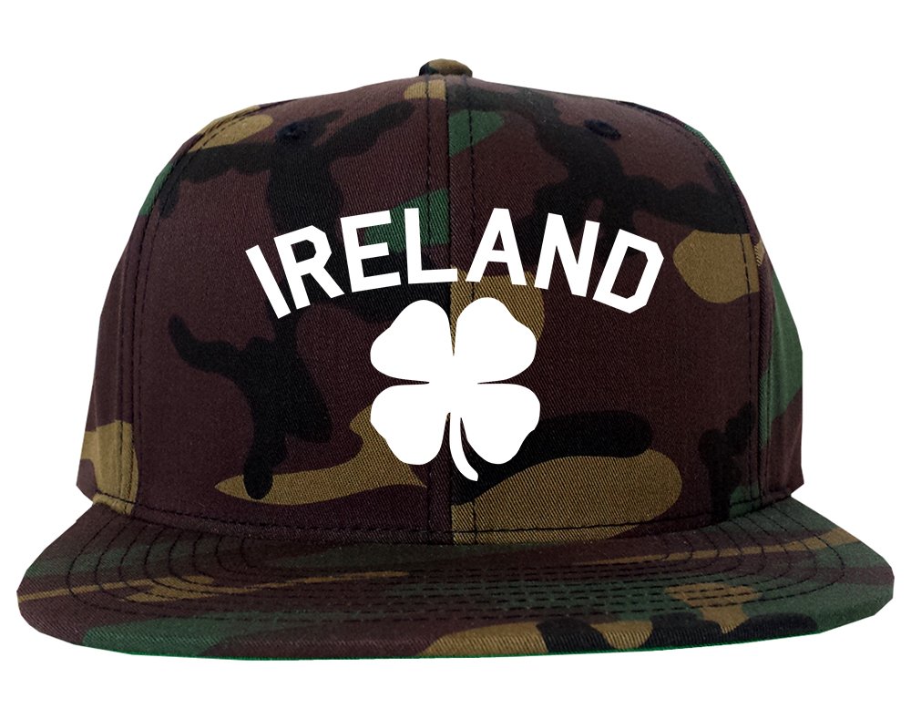 St. Patrick's Day Ireland Shamrock Snapback Hat for Men - Perfect for Irish Festivals, Parades & Casual Wear