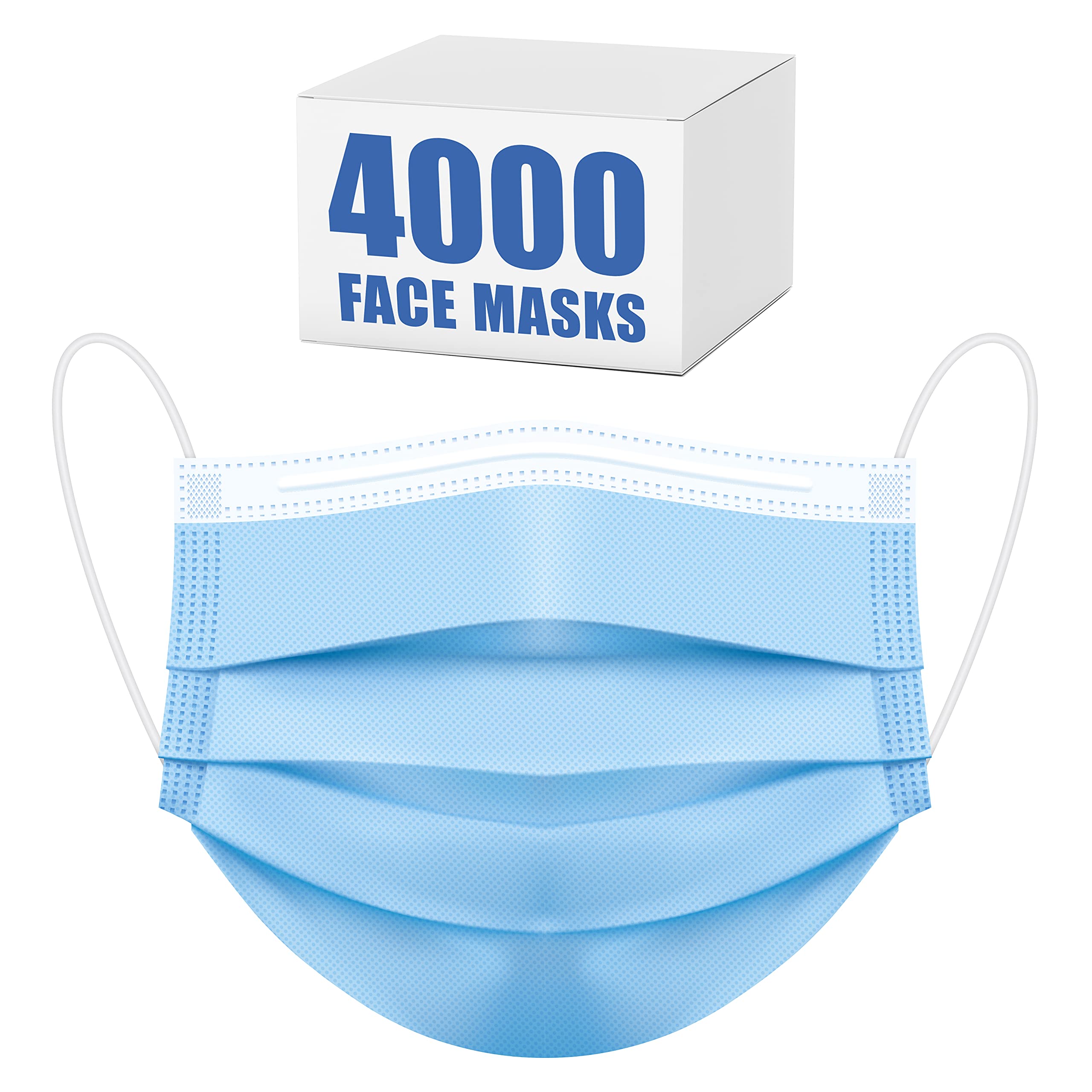 Bulk Disposable Face Masks - 50/100/200 Pack, 3-Ply Protective Masks for Daily Use, Travel & Work - Comfortable & Breathable    (Note: I added quantity options, key features like 
