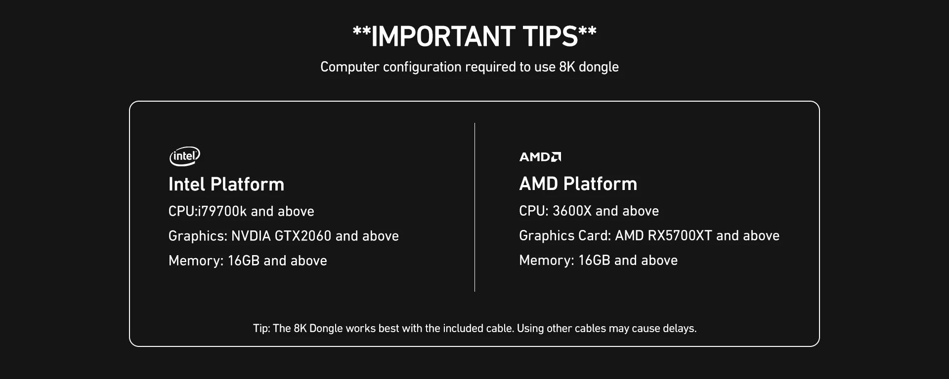 Lamzu 8K Wireless Gaming Dongle - High Performance USB Receiver for 8000Hz Polling Rate | Perfect for Esports, Competitive Gaming & Low Latency PC Gaming