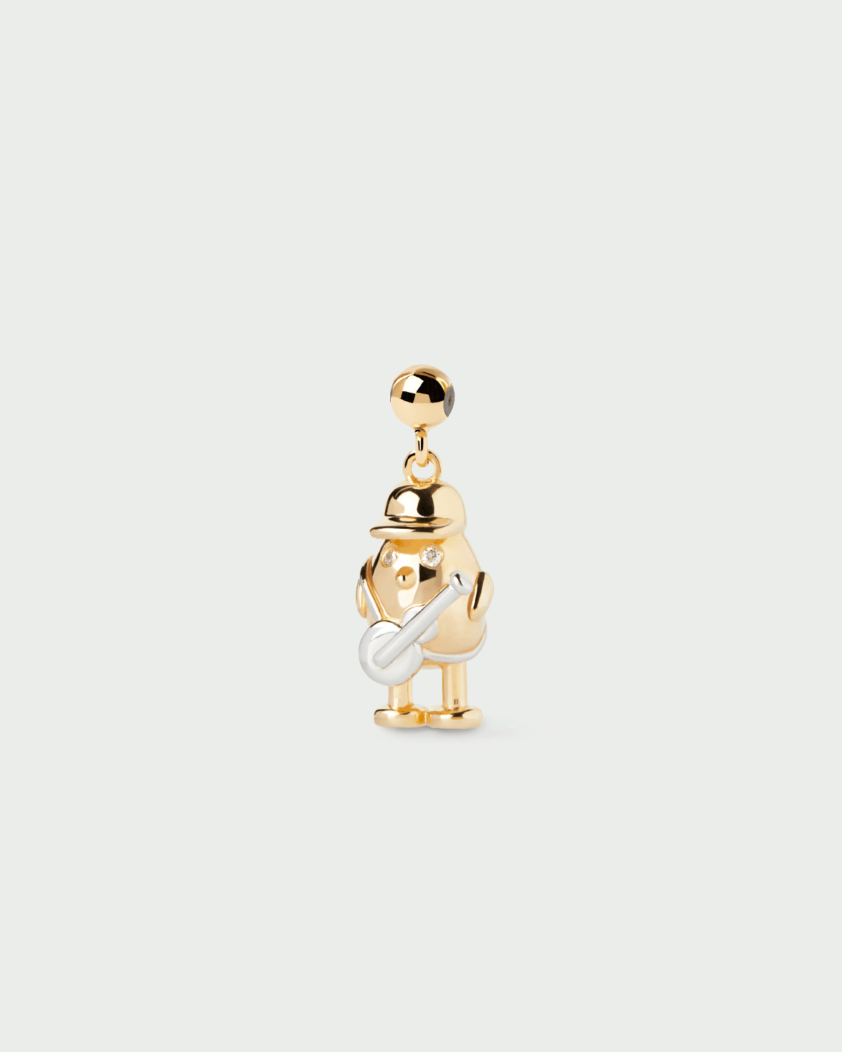 Guitar Player Charm - Elegant Musical Jewelry for Musicians & Music Lovers | Perfect for Necklaces, Bracelets & Gifts