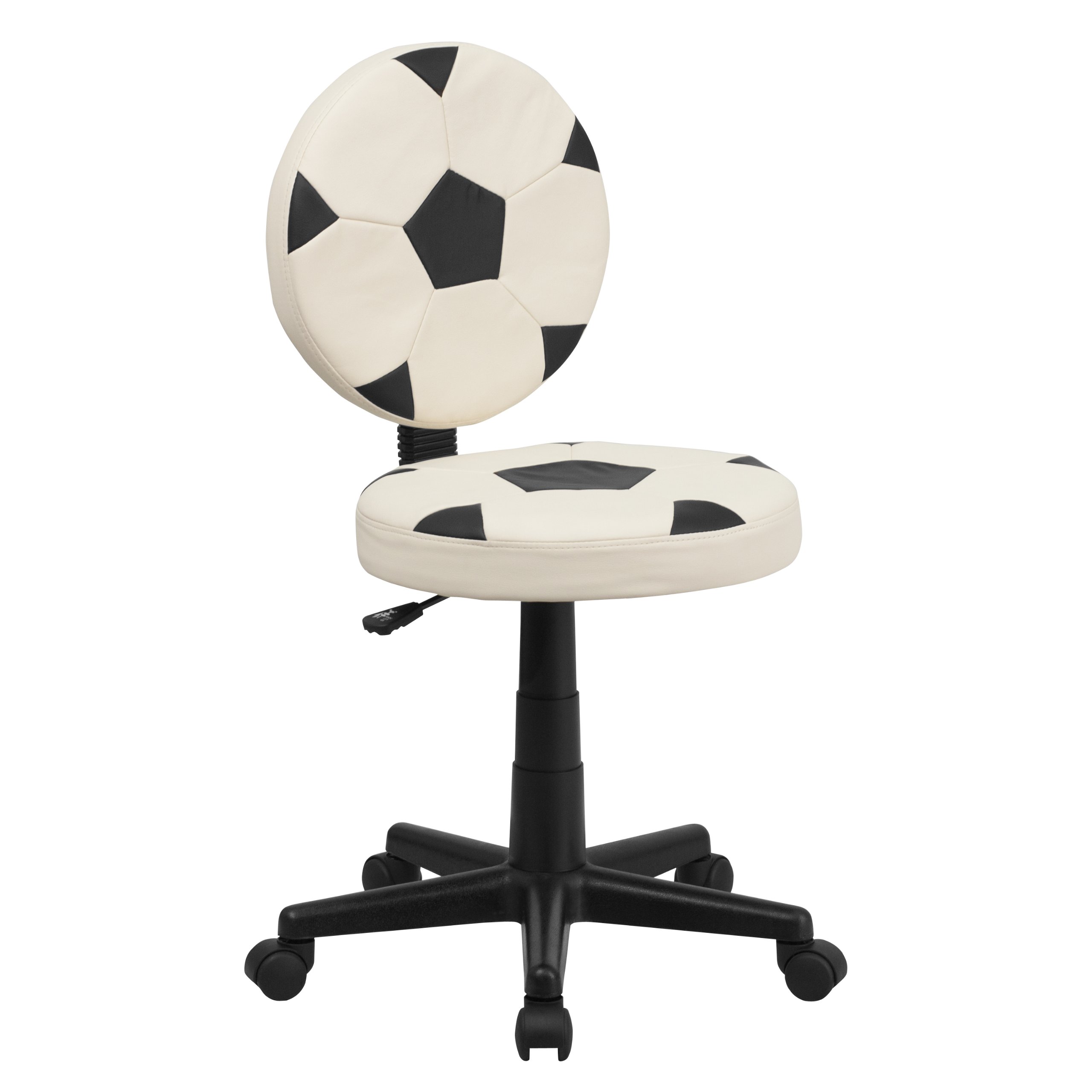 Flash Furniture Soccer Swivel Task Office Chair - Ergonomic Adjustable Desk Chair for Home & Office - Perfect for Gaming, Studying & Workstations