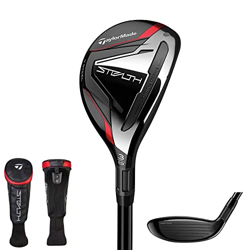 TaylorMade Stealth Rescue Hybrid 3 Golf Club 19 Degree Stiff Flex Right Handed - Premium UST Recoil 460 ESX HY F4 Shaft - Perfect for Mid-Handicap Players Seeking Distance and Forgiveness on Fairway Shots