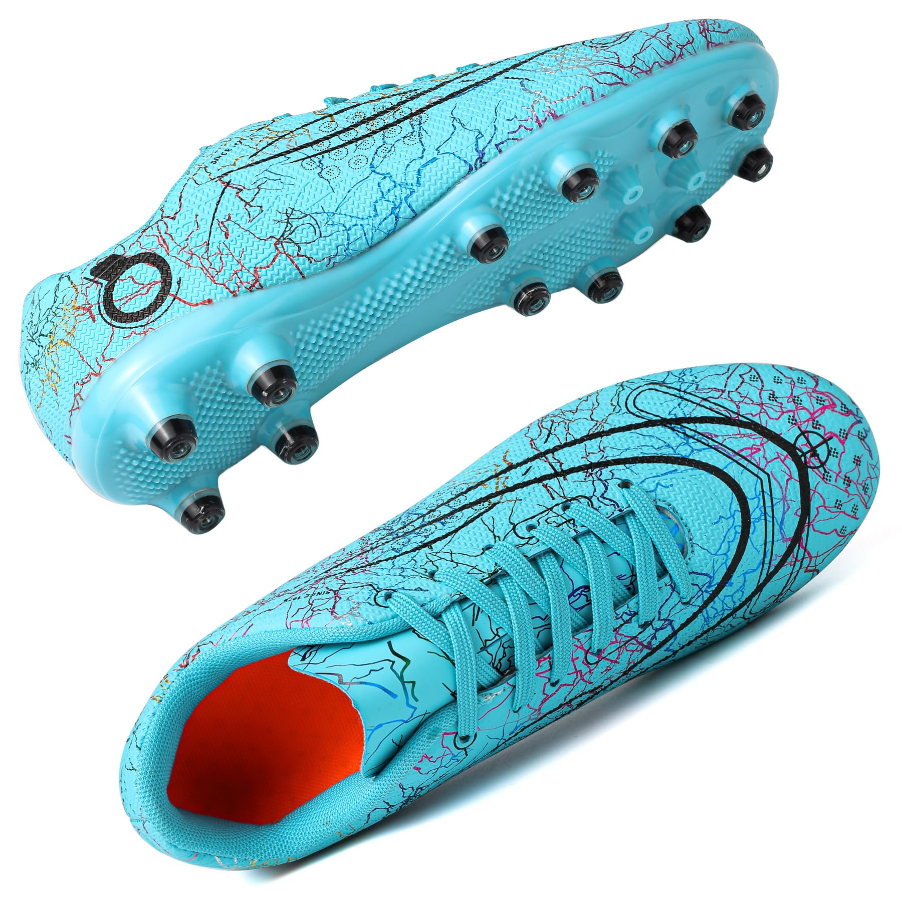 **Best Boys & Girls Soccer Cleats for Kids - Firm Ground & Turf Football Shoes for Toddler, Little Kid & Big Kid - Perfect for Outdoor Training & Matches**