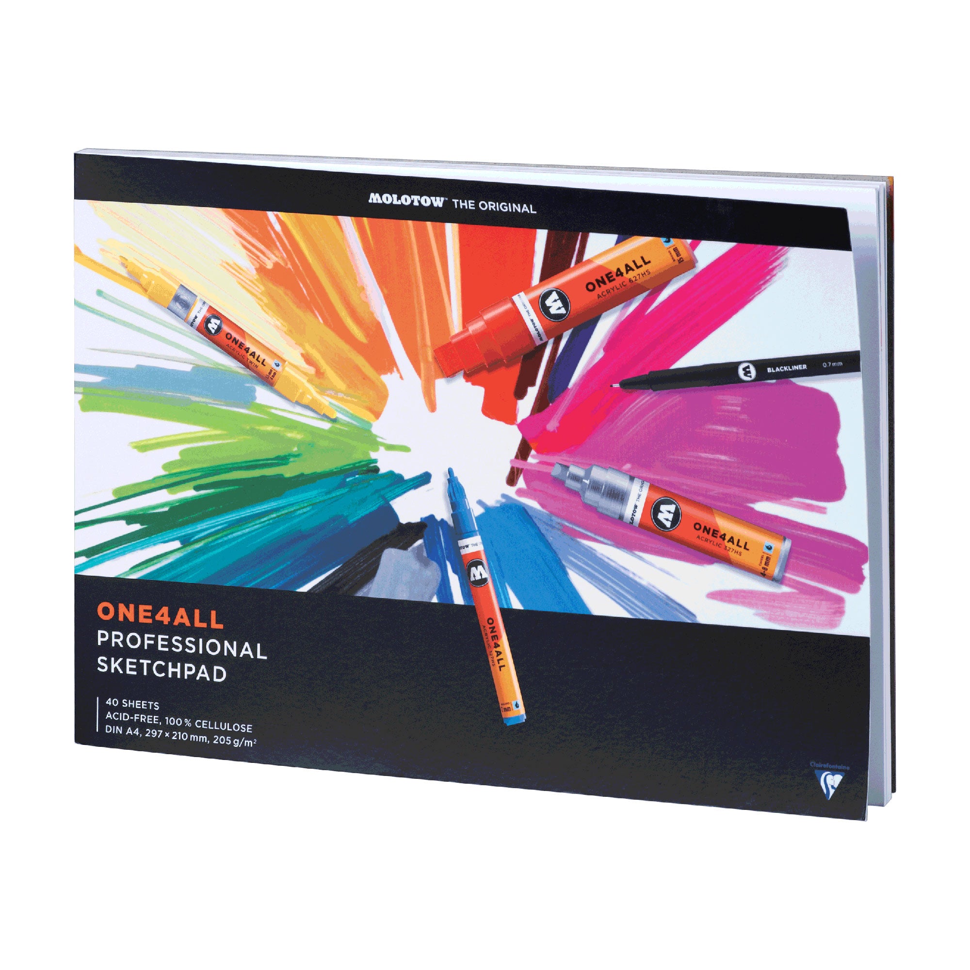 A4 One4All Professional Sketch Pad - Premium Drawing Paper for Artists, Students & Designers - Perfect for Sketching, Doodling & Art Projects