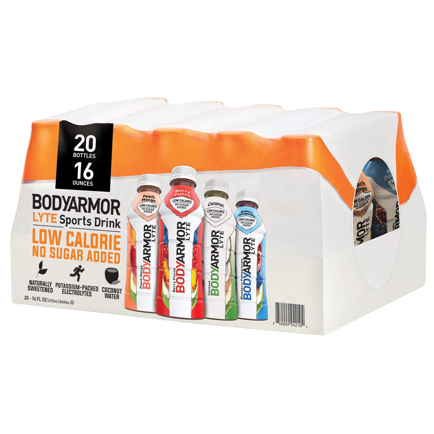 BODYARMOR Lyte Sports Drink Variety Pack - 20 Bottles (16 oz Each, 4 Flavors) | Hydration for Athletes, Gym, Workouts & Outdoor Activities