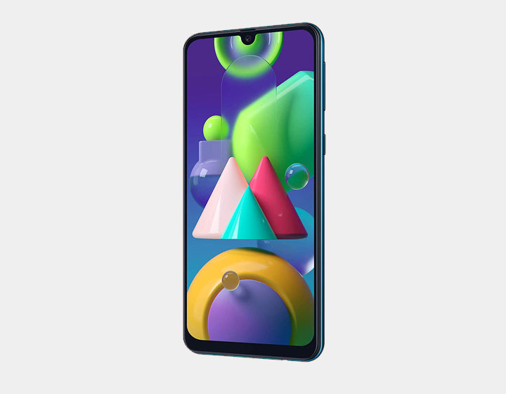 Samsung Galaxy M21 M215F/DSN 64GB 4GB RAM Dual SIM GSM Unlocked Smartphone - Green | 64GB SD Bundle | Perfect for Travel, Business & Streaming