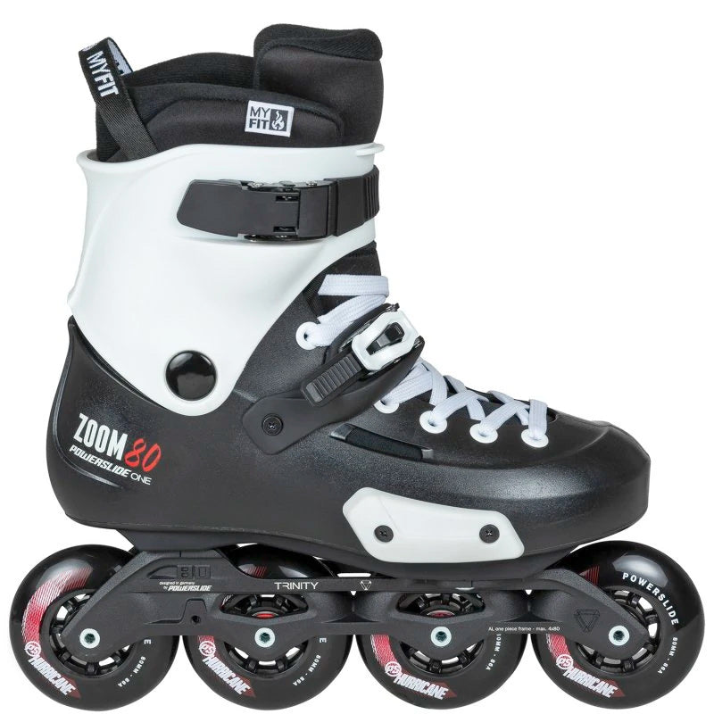 Powerslide Zoom Pro 80 Inline Skates for Adults - High Performance Fitness & Recreational Roller Skates - Perfect for Outdoor Skating, Exercise & Urban Commuting