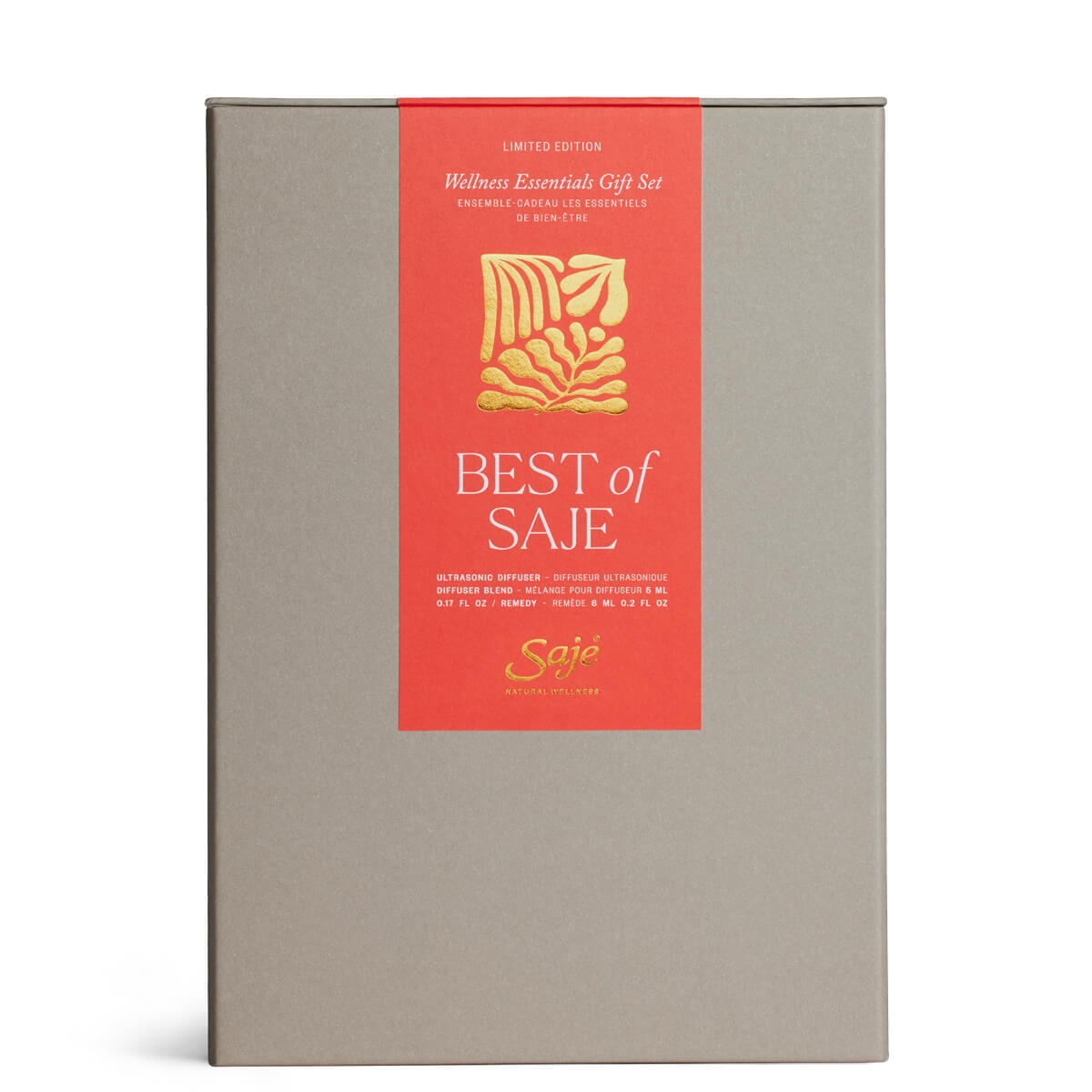 Best Saje Wellness Essentials Gift Set - Aromatherapy & Relaxation Kit for Stress Relief, Home Spa & Self-Care Gifts