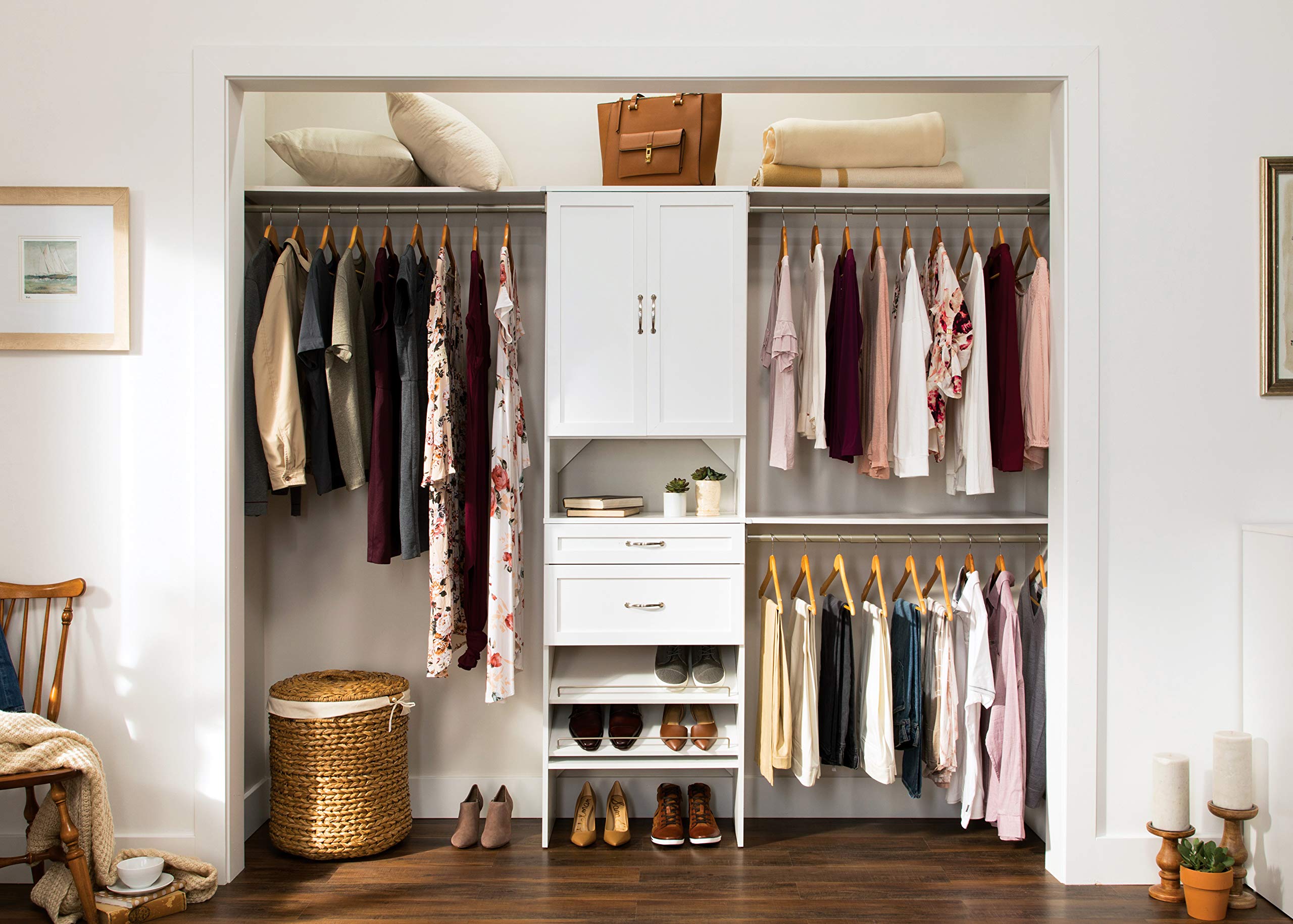 ClosetMaid SuiteSymphony Wood Closet Drawer - Shaker Style Storage Organizer for Clothes & Accessories, 25