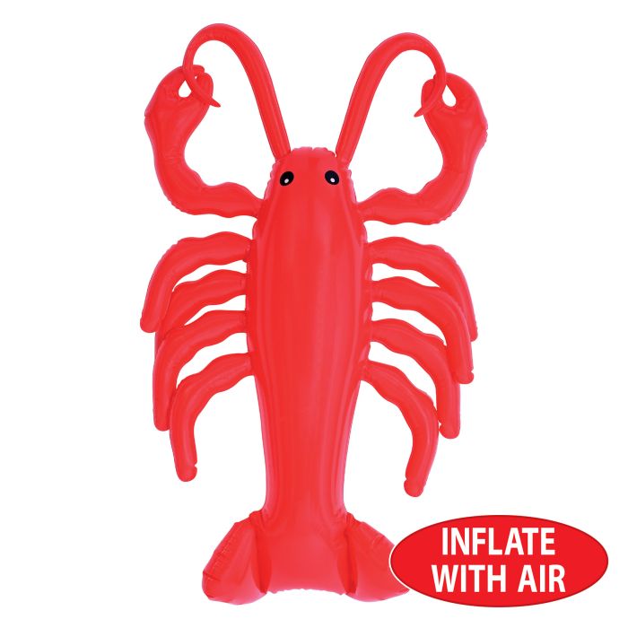 12 Pack Beistle Inflatable Crawfish Decorations - Giant 20