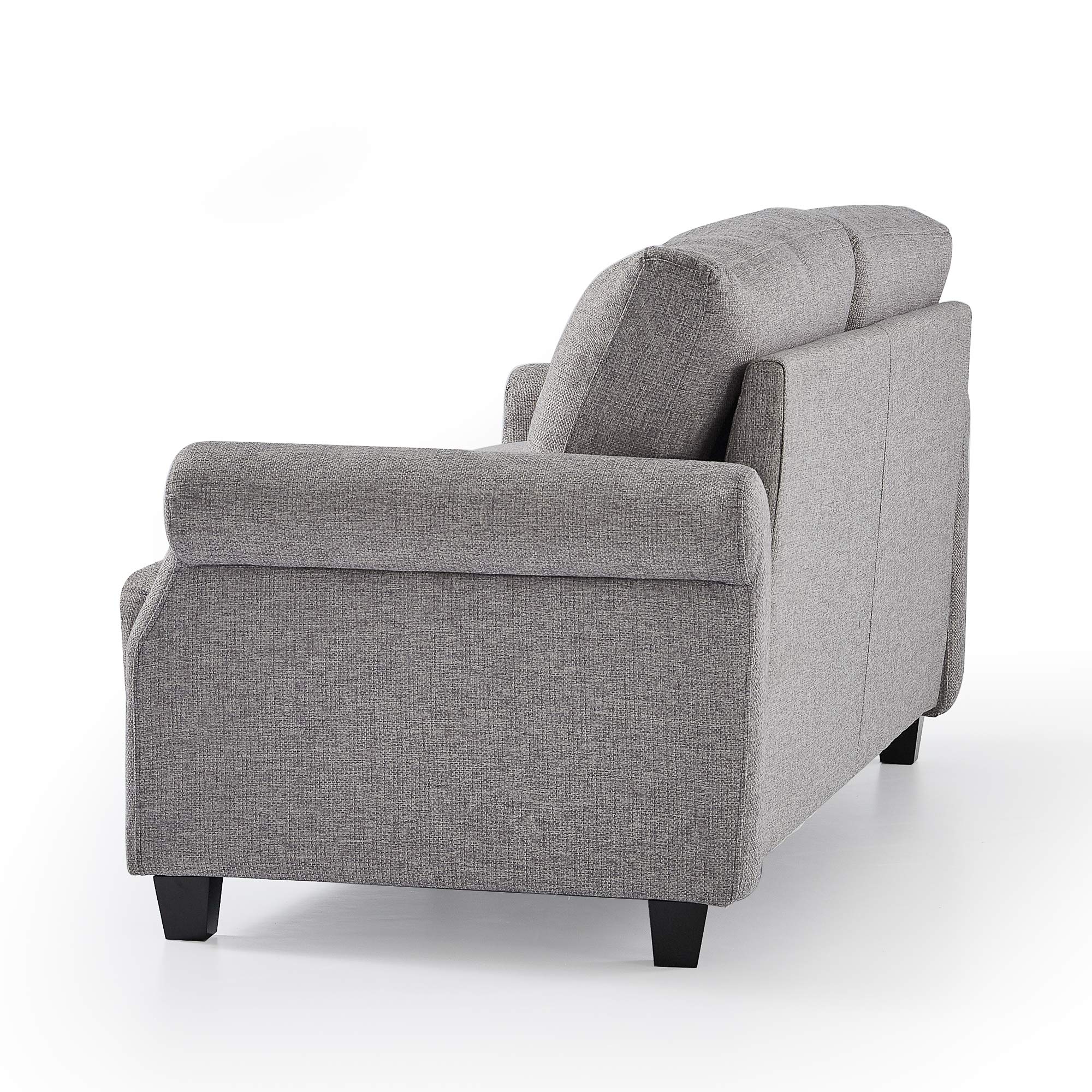 ZINUS Josh Sofa Couch - Easy Tool-Free Assembly, Soft Grey Fabric, Modern Living Room Furniture for Small Spaces & Apartments