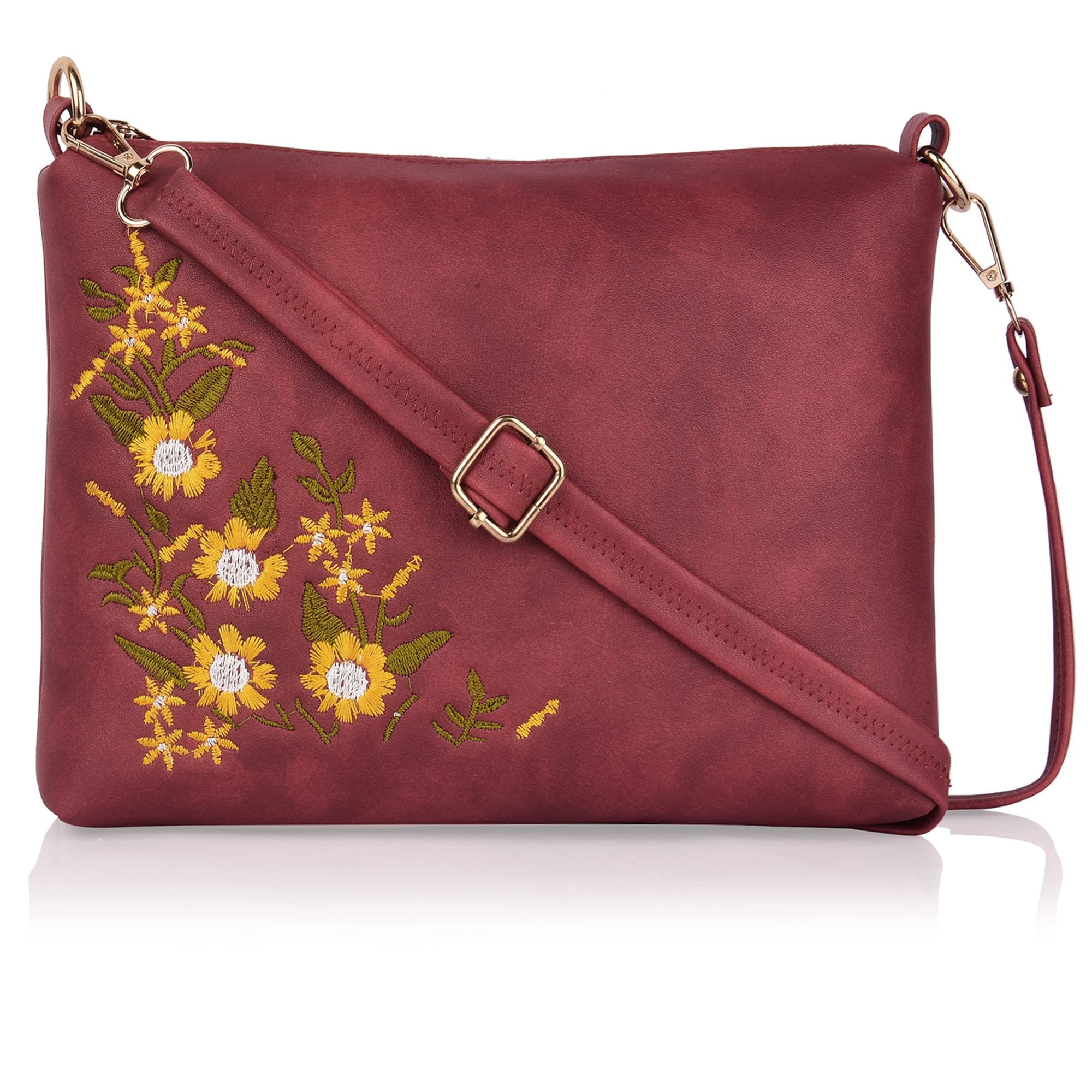 SHAMRIZ Women's Crossbody Sling Bag - Fashionable Shoulder Purse for Girls & Women - Perfect for Travel, Shopping & Daily Use