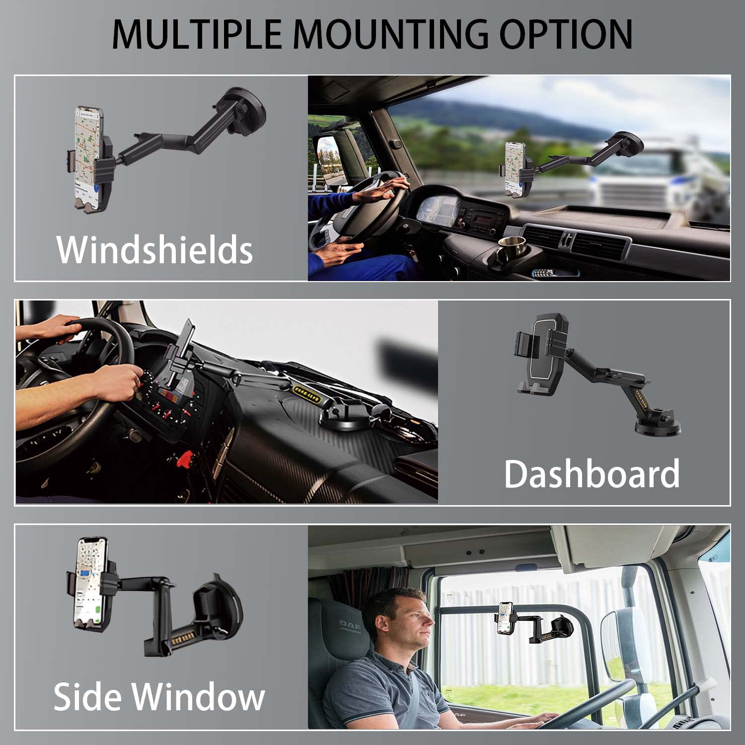 Truck Phone Mount - 16.9
