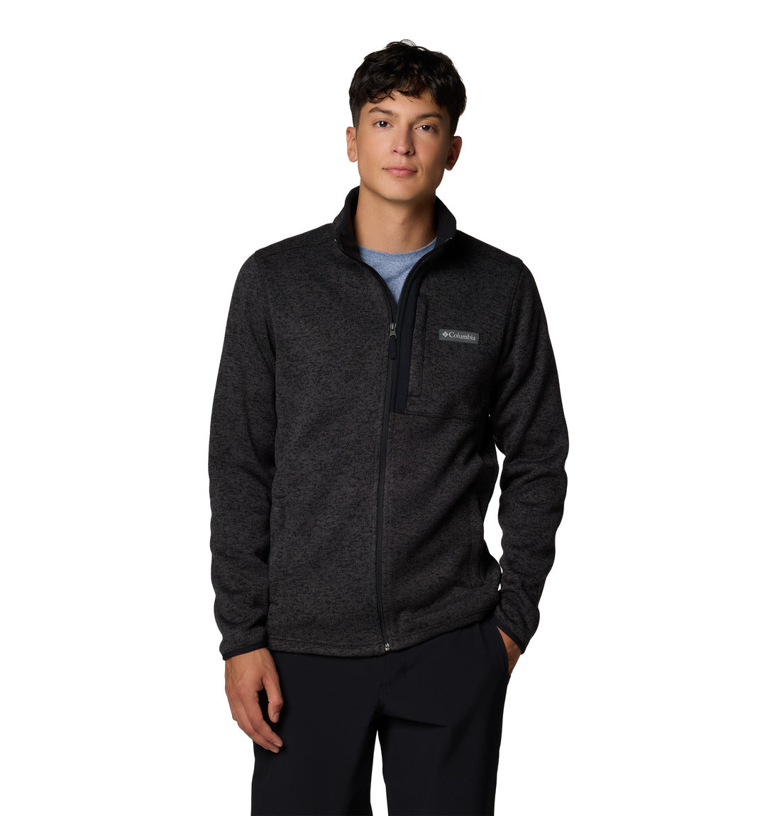 Columbia Men's Sweater Weather™ Full Zip Jacket - Lightweight Fleece Pullover for Outdoor Hiking & Casual Wear