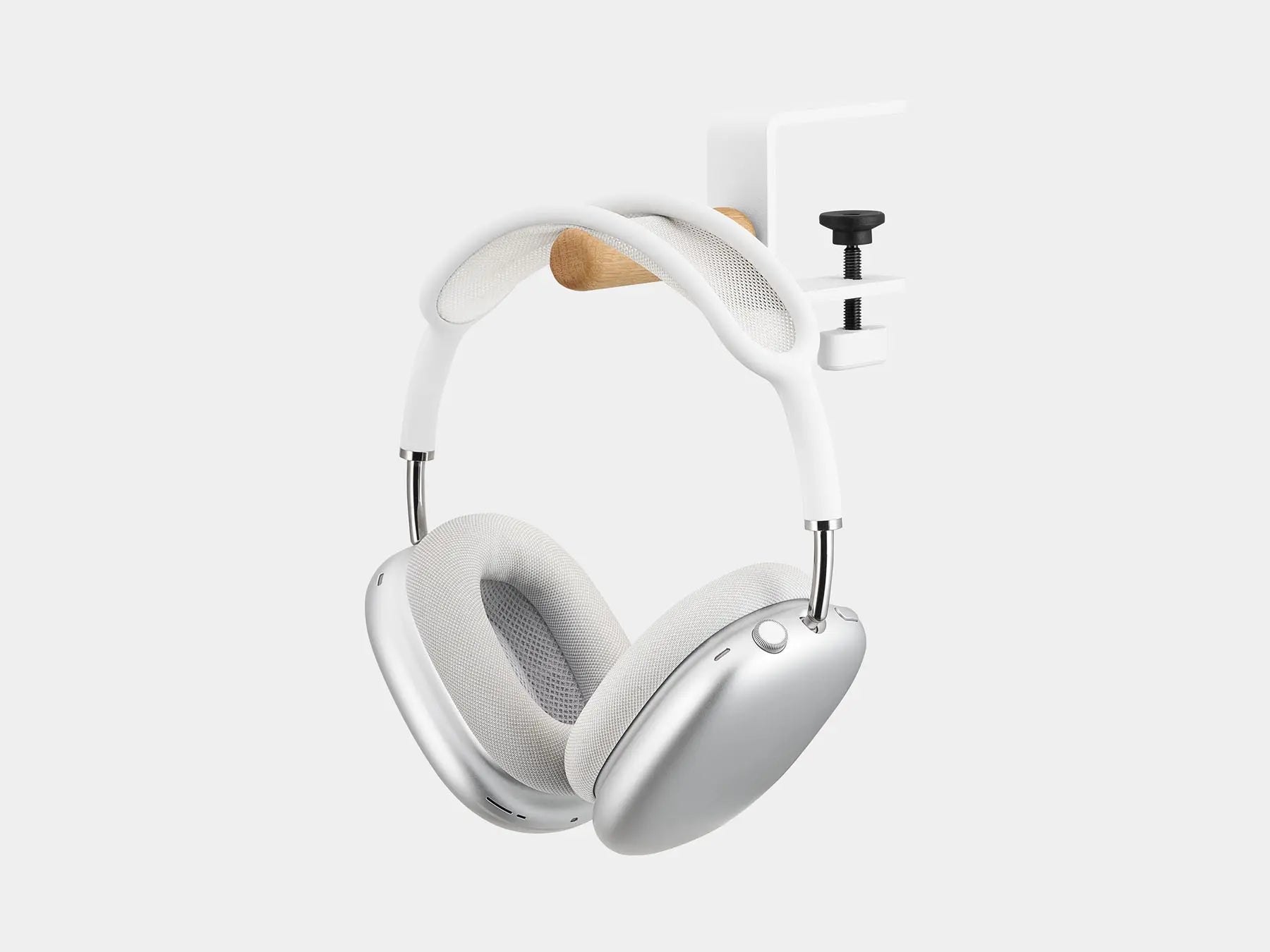 Premium Desk Mounted Headphone Hook - Space Saving Headset Holder for Gaming, Office & Home Use - Durable Metal Headphone Stand for Ergonomic Workspace Organization