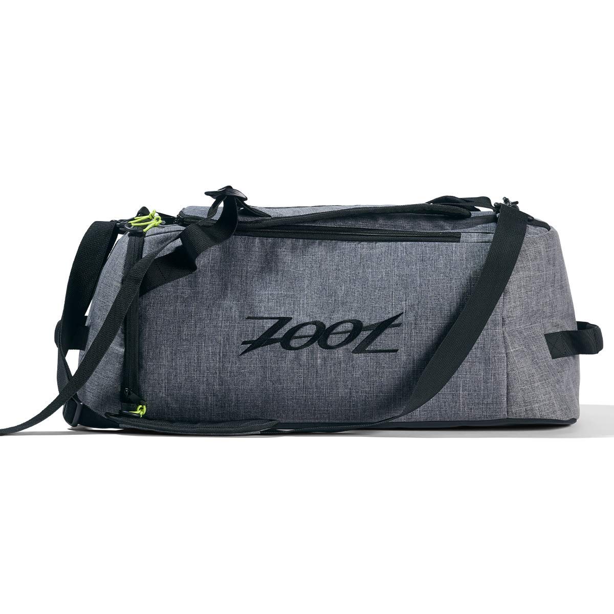 Zoot Ultra Tri Duffel - Triathlon Transition Bag & Backpack with Wet Storage for Men & Women | Perfect for Travel, Gym, Race Day & Outdoor Sports | Durable Grey Athletic Gear