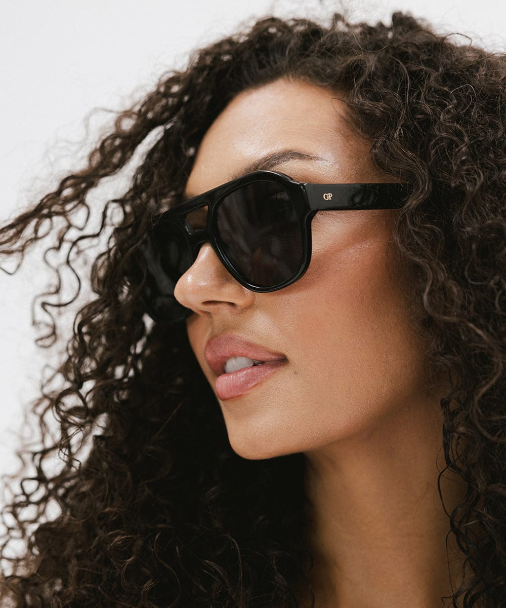 Goldie Aviator Sunglasses for Women - Classic Retro Polarized UV Protection - Perfect for Driving, Travel & Outdoor Activities